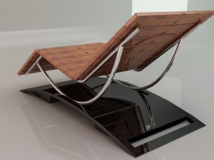 pool chair Modello 3D