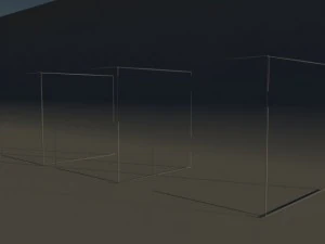 low poly crate 3D Model