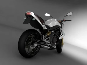 kawasaki er6n Modello 3D