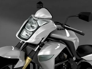 kawasaki er6n Modello 3D