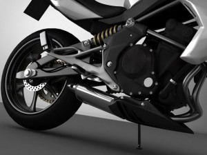 kawasaki er6n Modèle 3D