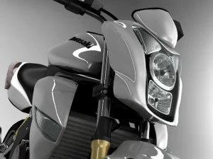 kawasaki er6n Modello 3D