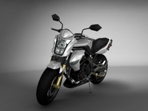 kawasaki er6n Modèle 3D