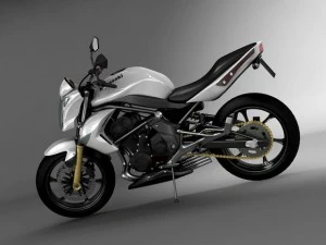 kawasaki er6n Modello 3D
