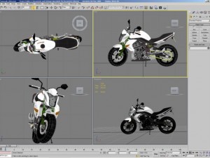 kawasaki er6n Modèle 3D