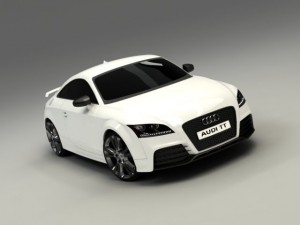 audi tt rs coupe Modelo 3D