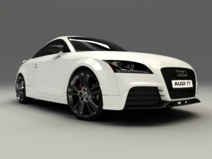 audi tt rs coupe Modelo 3D