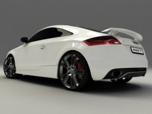 audi tt rs coupe Modelo 3D