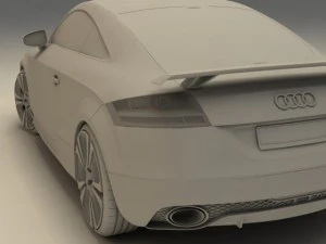 audi tt rs coupe 3D Model
