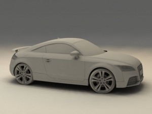 audi tt rs coupe Modelo 3D