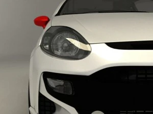 fiat punto evo abarth 3D Model