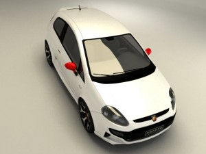 fiat punto evo abarth 3D Model