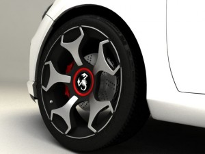 fiat punto evo abarth 3D Model