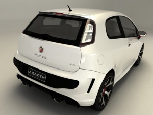 fiat punto evo abarth 3D Model