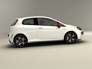 fiat punto evo abarth 3D Model