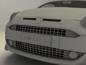 fiat punto evo abarth 3D Model