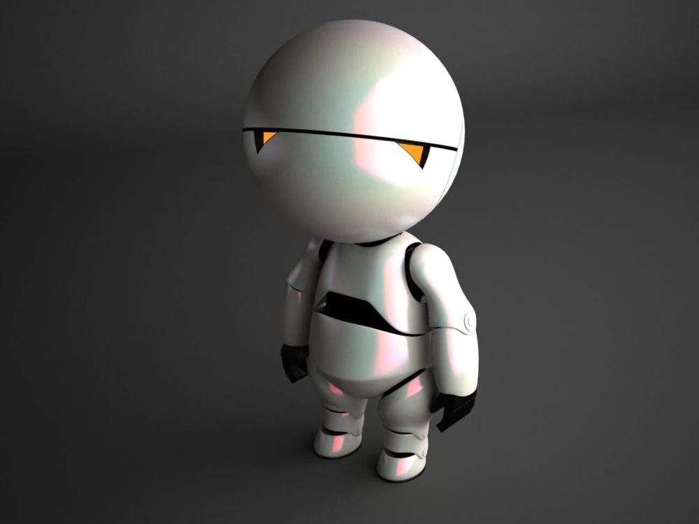 marvin androide Modello 3D .c4d .max .obj .3ds .fbx .stl .blend 
