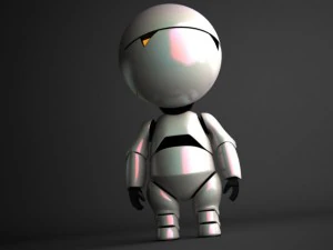 marvin androide Modello 3D