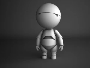 marvin androide Modello 3D