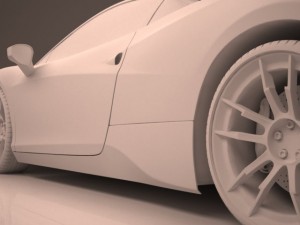 ferrari 458 italia 3Dモデル