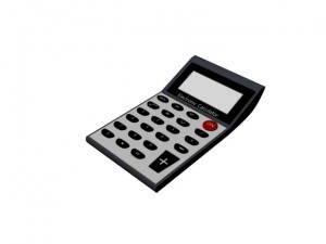 electronic calculator 3D Model