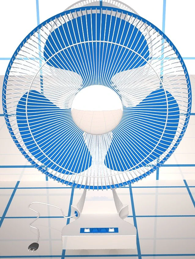 fan 3D Model .c4d .max .obj .3ds .fbx .stl .blend 