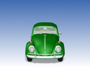 volkswagen beetle 1968 version Model 3D