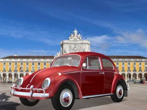 volkswagen kumbang versi 1968 Model 3D