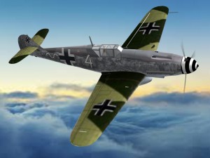 messerschmitt bf 109 f 3D Модель