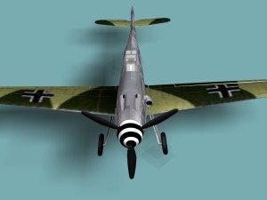messerschmitt bf 109 f 3D Модель