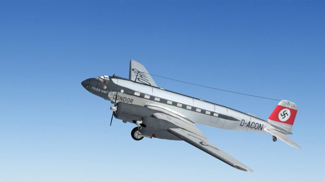focke-wulf fw 200 condor Model 3D .c4d .max .obj .3ds .fbx .stl .blend