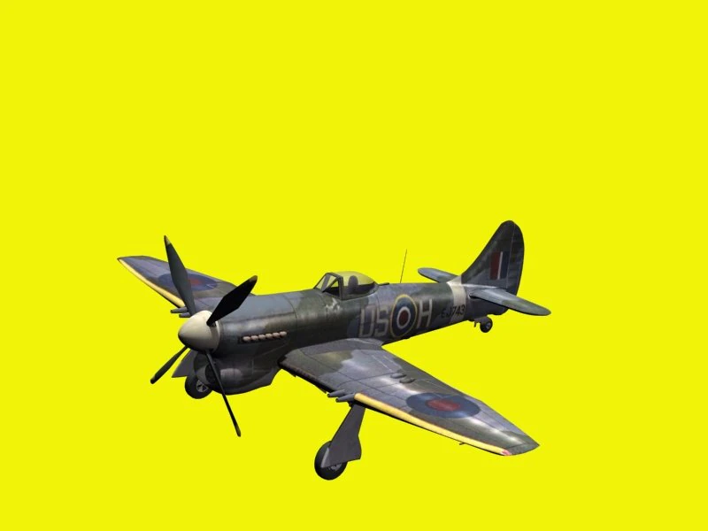 hawker tempest 3D Model .c4d .max .obj .3ds .fbx .stl .blend 