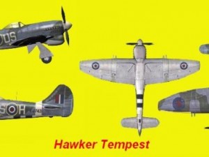 hawker tempest Modello 3D