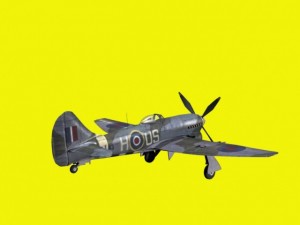 hawker tempest Modello 3D