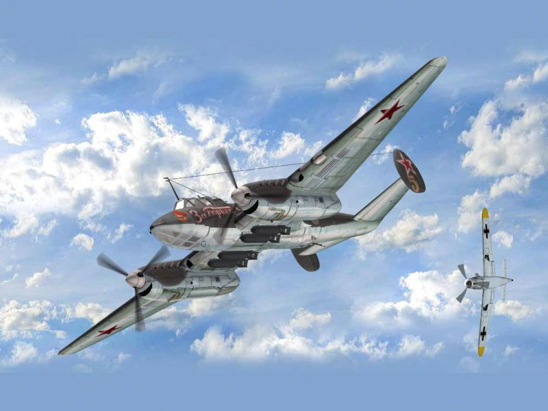 petlyakov pe2 3D Model .c4d .max .obj .3ds .fbx .stl .blend 