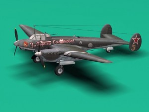petlyakov pe2 3D 모델
