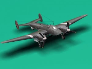 petlyakov pe2 3D Model