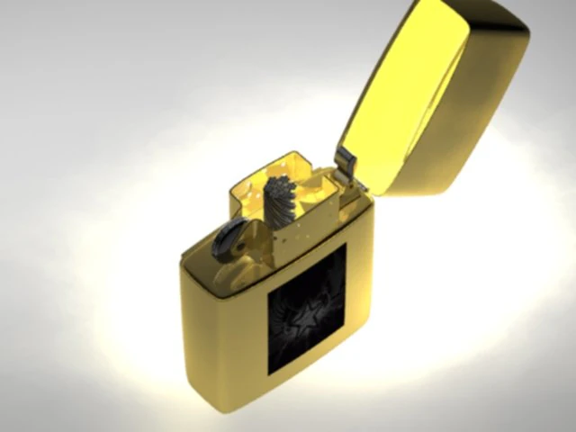 fire lighter 3D Model .c4d .max .obj .3ds .fbx .stl .blend 