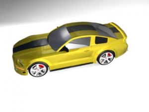 mustang gt 3D Model
