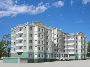 Geb&auml;ude 3D Modell