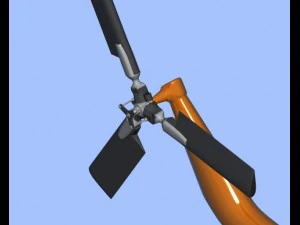 helicopter mi8 hip 3D Model