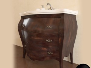 washbasin tiffany world barocco 7230 Modèle 3D