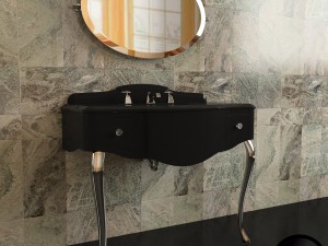 washbasin tiffany world barocco decor 3D Model