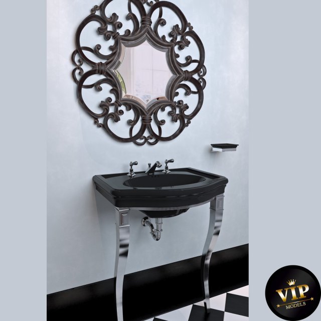 washbasin devon and devon console marlene 3Dモデル .c4d .max .obj .3ds .fbx .stl .blend 