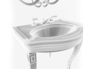 washbasin devon and devon console marlene 3Dモデル