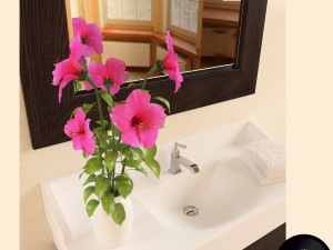 washbasin kerasan bentley Modello 3D