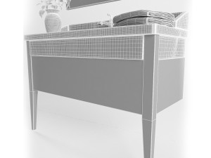 washbasin kerasan bentley Modello 3D