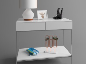 console with a lamp 3D Модель