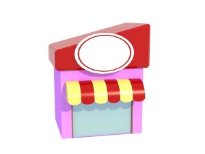 low poly houses buildings pack 3D मॉडल