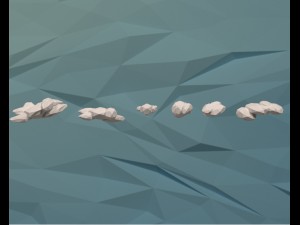 clouds sun moon stars pack 3D-Modell